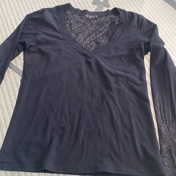 Etro long sleeve black top - Picture 3 of 4